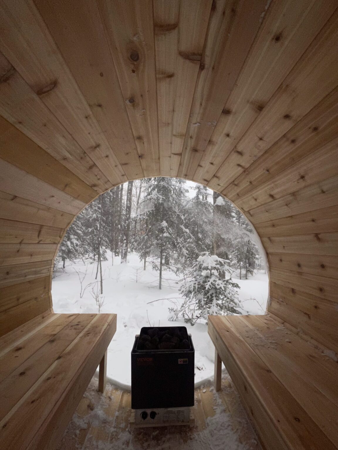 Sauna Facade Glass